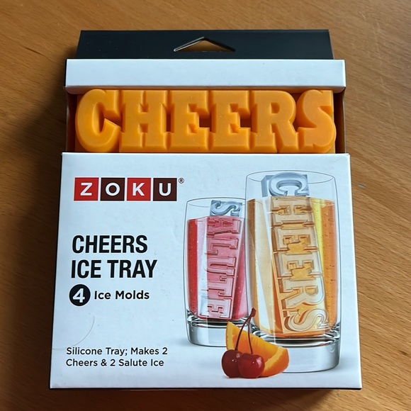 Zoku Other - Zoku NWT Cheers ice tray, mold, contains four ice molds (2 CHEERS, 2 SAL…